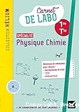 Carnet de labo spécialité Physique Chimie 1re/Tle