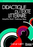 Didactique du texte littéraire : progressions et séquences