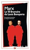 Le dix-huit brumaire de Louis Bonaparte